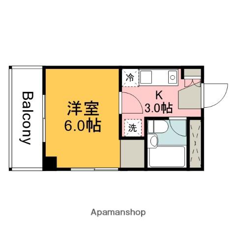 COMFORT AKEBONO(1K/4階)の間取り写真
