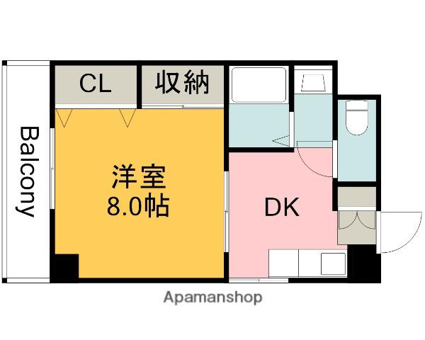 セクション洋光台(1DK/3階)の間取り写真