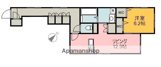 HEBEL MAISON古江新町(1LDK/1階)の間取り写真