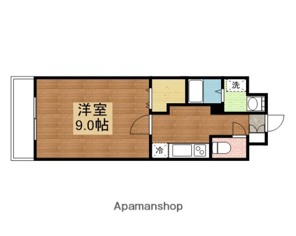 ルミエール(1K/5階)の間取り写真