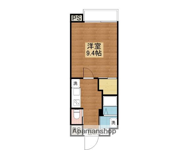 ルミエール(1K/3階)の間取り写真