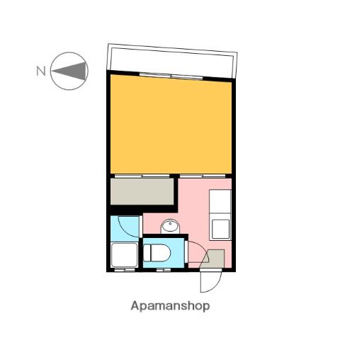 シティハウス上市(1K/2階)の間取り写真