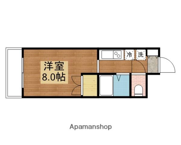 STUDENTVILLAGEHAIKONSU(1K/3階)の間取り写真