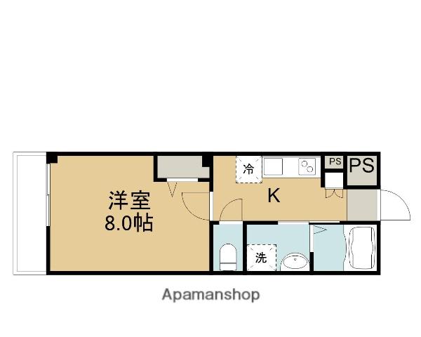 ひかり 本郷(1K/2階)の間取り写真