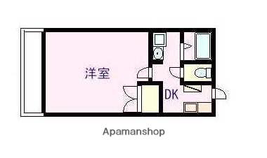 メゾン・メープル(1K/4階)の間取り写真