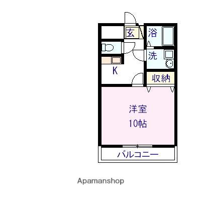 マリベールMACHIDA(1DK/3階)の間取り写真