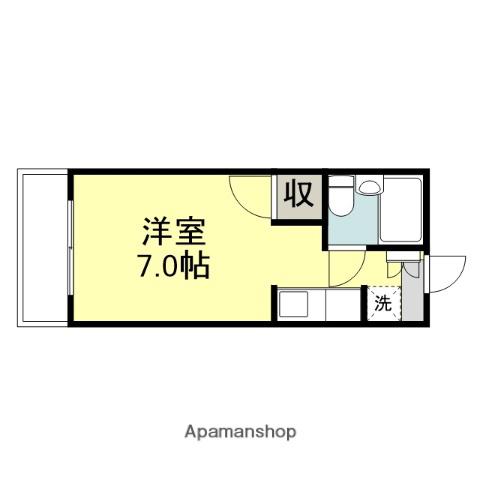 エステートAGA(ワンルーム/2階)の間取り写真