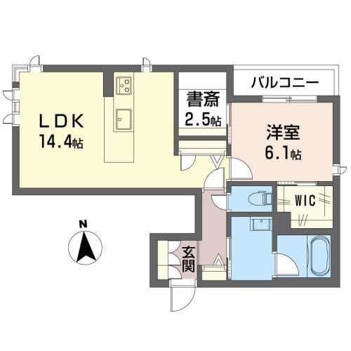 リラフォート八王子BELS認証(1LDK/2階)の間取り写真