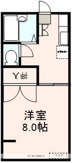 第二文京ハイツ(1K/1階)の間取り写真