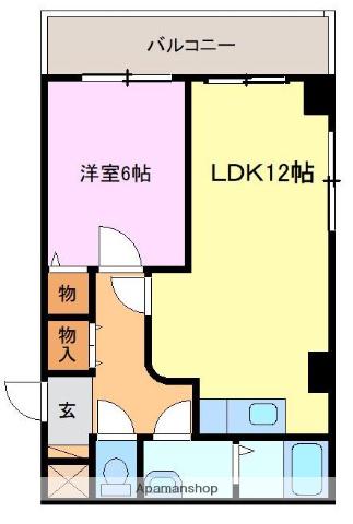 メゾンラフォーレ(1LDK/3階)の間取り写真
