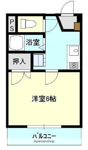 レバレンス一の宮(1K/4階)の間取り写真