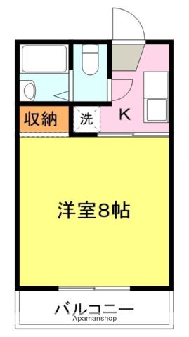 メゾン・ド・デッサン(1K/3階)の間取り写真