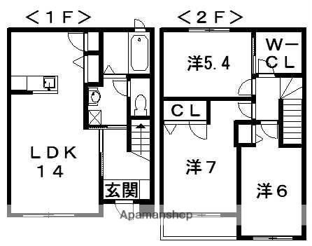 サニーサイドガーデン(3LDK)の間取り写真