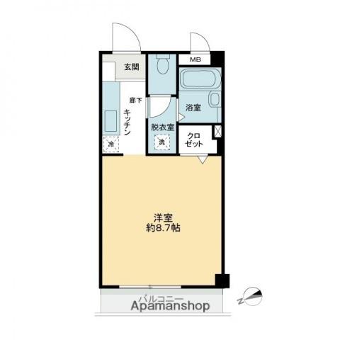 フィネス佐古(1K/2階)の間取り写真