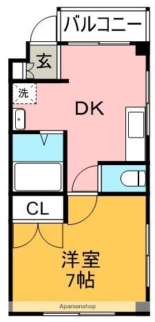 アベニューモリST.Ⅲ(1DK/5階)の間取り写真