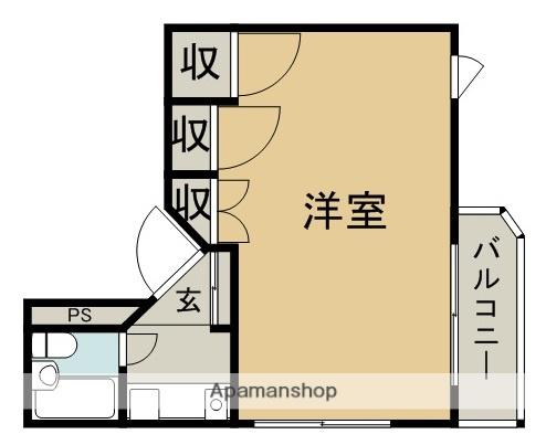 TS STYLE(ワンルーム/2階)の間取り写真