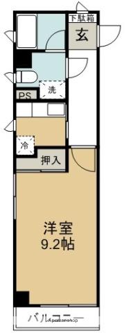 エステートアサダ(1K/5階)の間取り写真