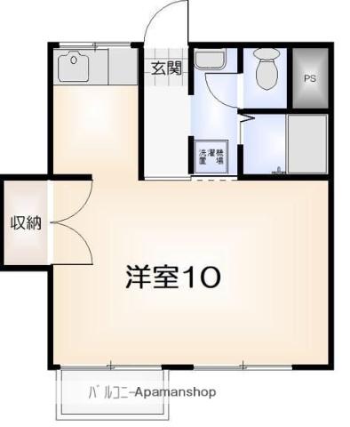 ビルドエポック(1K/2階)の間取り写真