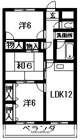 アマデトワール 1.2(3LDK/3階)の間取り写真