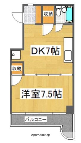 シティコーポ宝仙(1DK/6階)の間取り写真