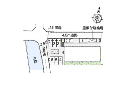 レオネクストヴィラ須賀(1LDK/1階)の間取り写真