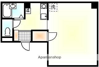 プリムローズ(ワンルーム/3階)の間取り写真