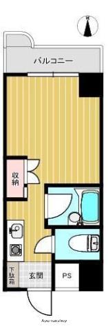 メゾン・ド・栗林公園(ワンルーム/3階)の間取り写真