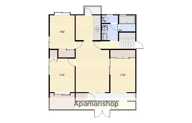 KENNEL HOUSE(3LDK/1階)の間取り写真