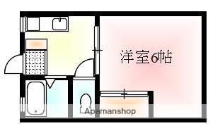 カーサM(1K/2階)の間取り写真