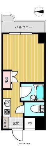 メゾン・ド・栗林公園(ワンルーム/3階)の間取り写真