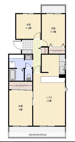 パストラル21(3LDK/2階)の間取り写真