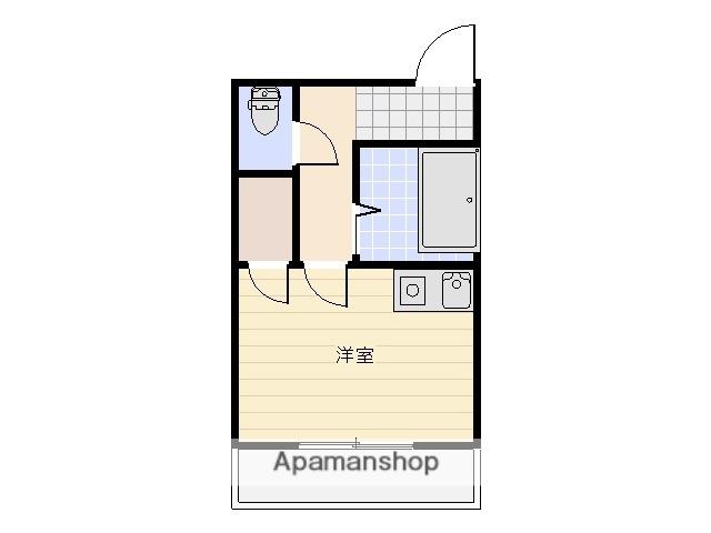 GROW AKANE(1K/3階)の間取り写真