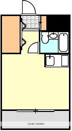 ヒューマンアカデミーハウジングⅡ(ワンルーム/1階)の間取り写真