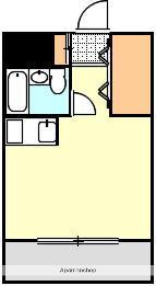 ヒューマンアカデミーハウジングⅡ(ワンルーム/2階)の間取り写真