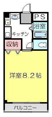 泉川マンション(1K/3階)の間取り写真