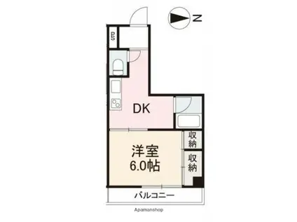 加藤マンション(1DK/3階)の間取り写真