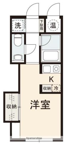 CLASYARD FUJITSUKA(ワンルーム/3階)の間取り写真