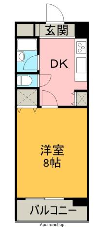 アーバンコート徳常(1DK/1階)の間取り写真