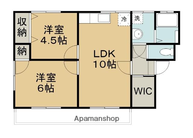 S・VILLAGE(2LDK/3階)の間取り写真