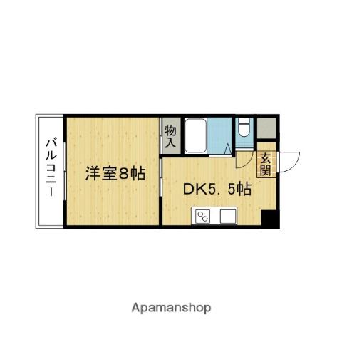 ACTY本町(1DK/10階)の間取り写真