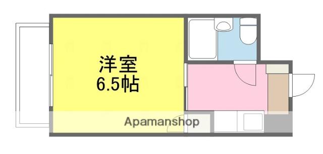 御宝ハイツ(1K/3階)の間取り写真