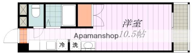 PARTENAIRE HOMEN RENATUS(ワンルーム/2階)の間取り写真