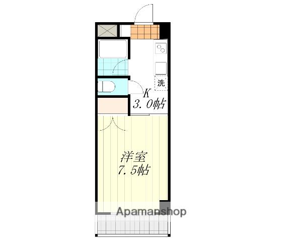 ΑNEXT福音寺(1K/3階)の間取り写真