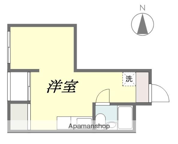 ルチーア三番町(ワンルーム/4階)の間取り写真