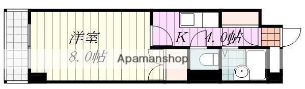 コーポラス和泉北(1K/2階)の間取り写真