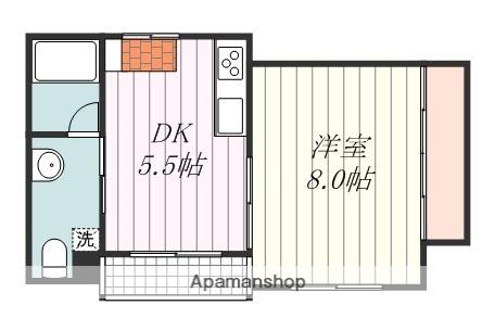 サン・アルテ藤(1DK/6階)の間取り写真