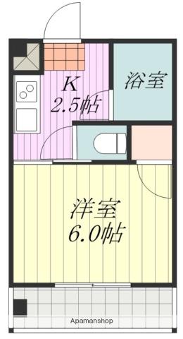 コーポ和泉(1K/3階)の間取り写真