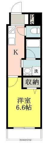 第11ドリームマンション(1K/2階)の間取り写真