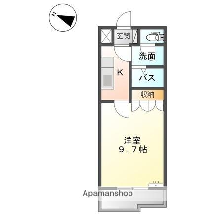 ロイヤルハイツ・IYO(1K/2階)の間取り写真
