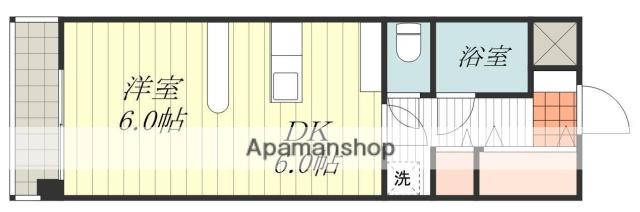 メゾン・ド・アーベリール(ワンルーム/4階)の間取り写真